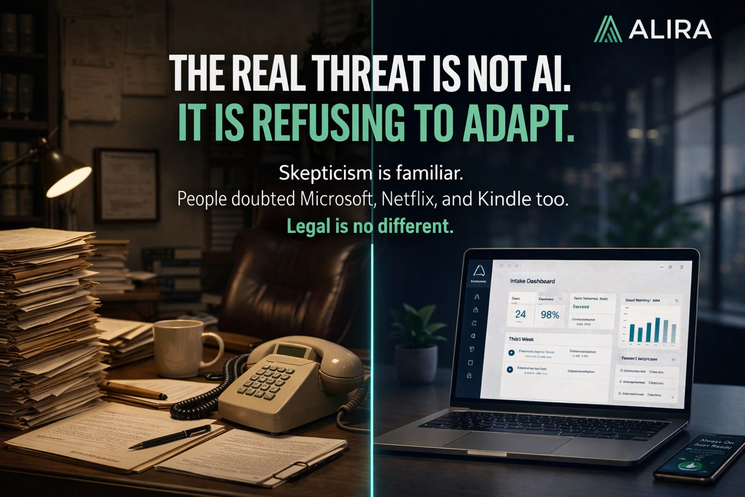 Attorneys Won't Be Replaced by AI. But the Ones Who Adapt Will Outperform the Ones Who Do Not.